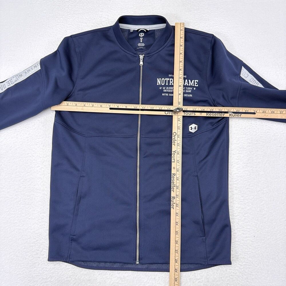 Notre Dame Fighting Irish Jacket Mens Size Medium Under Armour Celliant NCAA - Picture 7 of 9